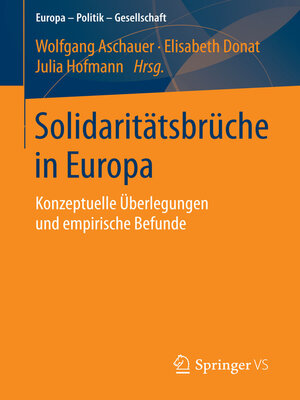 cover image of Solidaritätsbrüche in Europa